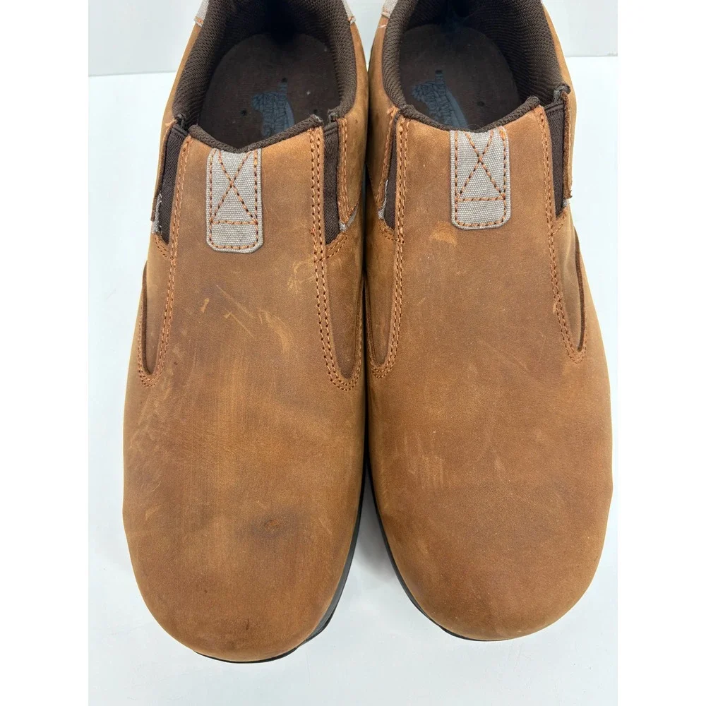 Red Wing ComfortPro 6705 Men's 12 Brown Nubuck Steel Toe Slip On Work Shoes